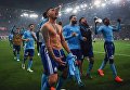 Игроки Марселя празднуют выход в финал Лиги Европы