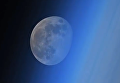 Космонавт снял исчезающую Луну. Видео