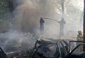 На месте пожара в Киеве
