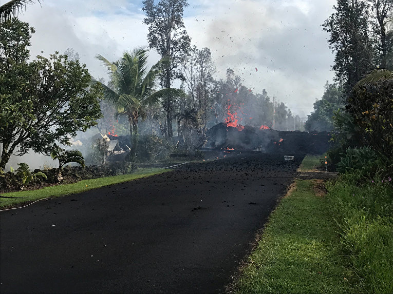 Извержение вулкана Килауеа на Гаваях