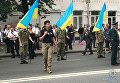 Полиция на акции Бессмертный полк в Киеве