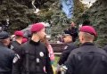 В Житомире 9 мая задержали мужчину с флагом На Москву!
