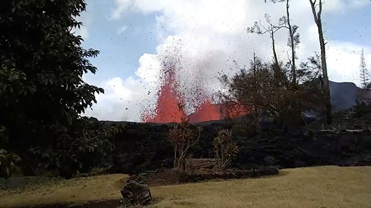 Последствия извержения вулкана на Гавайях