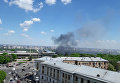 Пожар в Гидропарке в Киеве