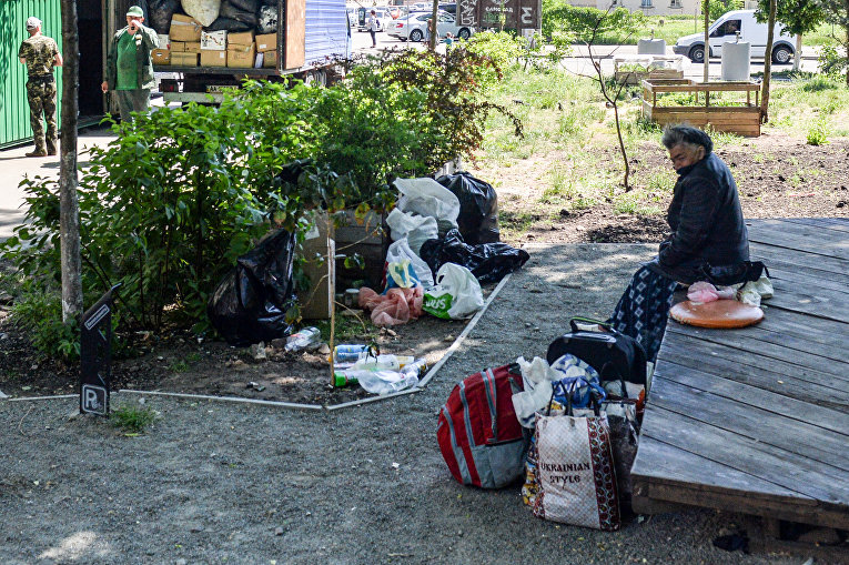 Центр Киева заполонили бездомные