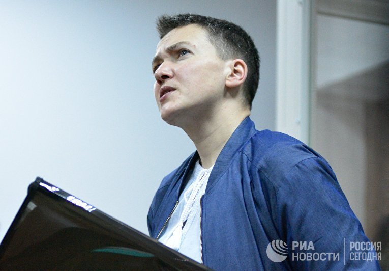 Депутат Верховной Рады Украины Надежда Савченко