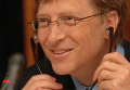 Б.Гейтс во время встречи в Москве