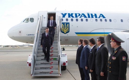 Президент Украины Виктор Янукович прибыл в США с рабочим визитом