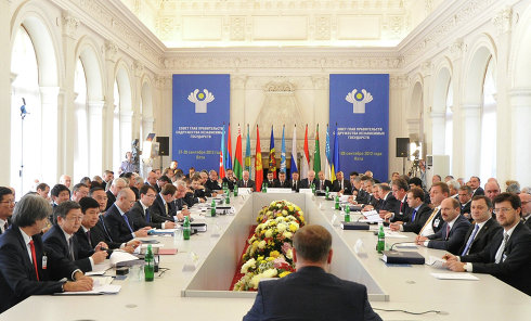 Заседание Совета глав правительств СНГ в Ялте