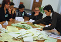 Подcчет голосов парламентских выборов в Украине