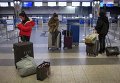 Отмена авиарейсов в ньюйоркском аэропорту Ла Гардиа из-за урагана Сэнди