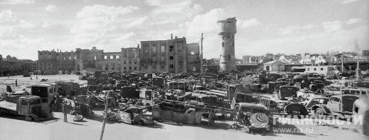 Разрушения в Сталинграде во время Великой Отечественной войны