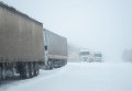 Чрезвычайная ситуация на дорогах Украины из-за снегопадов