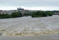 Повышение уровня воды в Праге