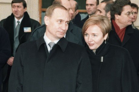 Владимир и Людмила Путины. 1990-е гг., Санкт-Петербург.