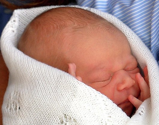 Новорожденный принц Кембриджский