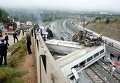 Крушение поезда в Испании