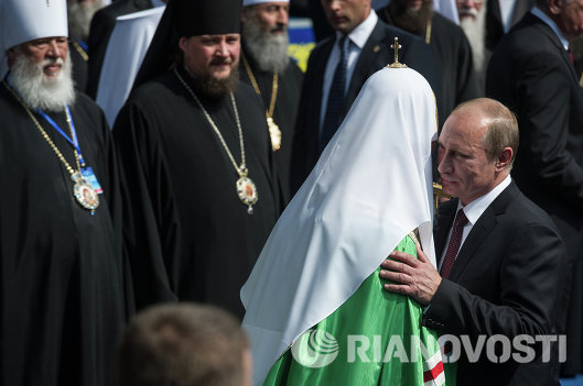 В.Путин на торжествах по случаю 1025-летия крещения Руси