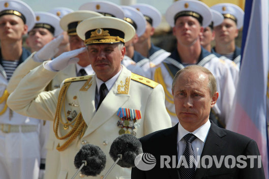 Владимир Путин на мероприятиях в честь Дня ВМФ РФ и Дня флота Украины в Севастополе