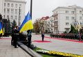 Янукович на церемонии поднятия флага