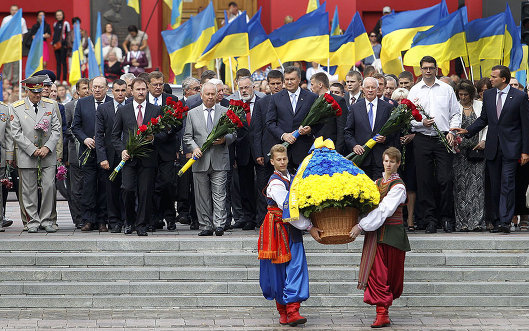 Празднование Дня независимости Украины в Киеве