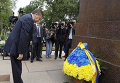 Виктор Янукович на церемонии возложения цветов к памятнику Тарасу Шевченко