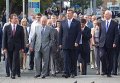 Александр Попов, Владимир Рыбак, Виктор Янукович и Николай Азаров на праздновании Дня независимости Украины