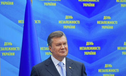 Президент Виктор Янукович - День независимости Украины