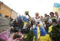 Акция оппозиции на День Независимости Украины