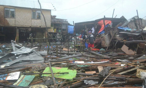Последствия супертайфуна Йоланда на Филиппинах. Фото с места события