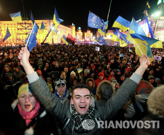 Ситуация в Украине в связи с вопросом евроинтеграции