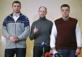 Пресс-конференция лидеров оппозиции В.Кличко, А.Яценюка и О.Тягнибока