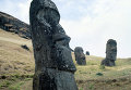 Остров Пасхи - каменные изваяния, моаи