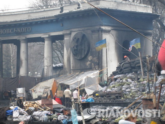Ситуация на евромайдане в Киеве