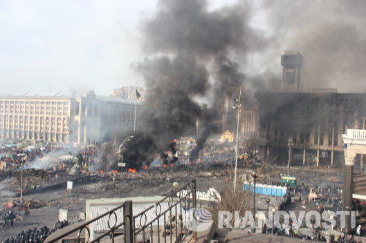 Ситуация на Майдане после разгона