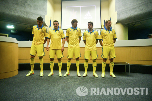 Презентация новой формы сборной Украины по футболу