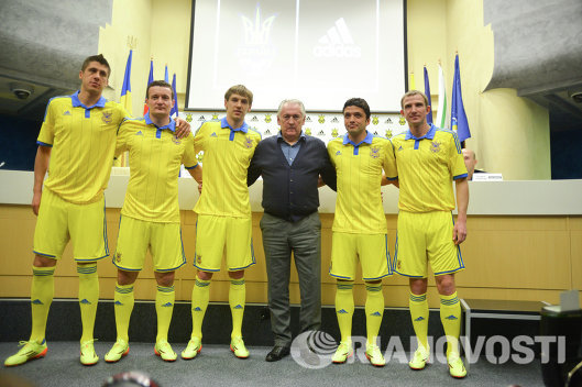 Презентация новой формы сборной Украины по футболу