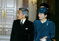 Император Японии Акихито и его супруга Митико