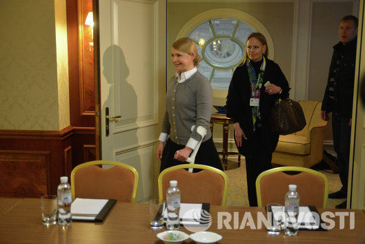 Встреча Юлии Тимошенко с Карлом Бильдтом