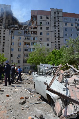 Взрыв в жилом доме в Николаеве