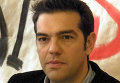 Лидер греческой Коалиции радикальных левых (СИРИЗА) Алексис Ципрас
