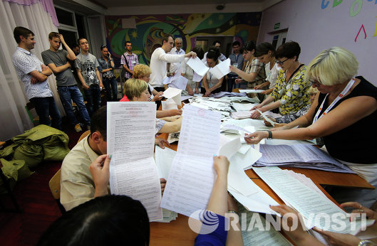 Подсчет голосов на выборах президента Украины