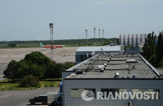 Захват аэропорта Донецка 26 мая