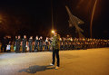 Солдаты воинской части в Луганске