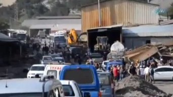 Возле турецкой шахты, где произошел взрыв