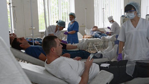 Сдача крови в Донецке