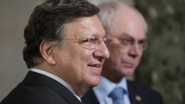 Жозе Мануэл Баррозу и Херман Ван Ромпей