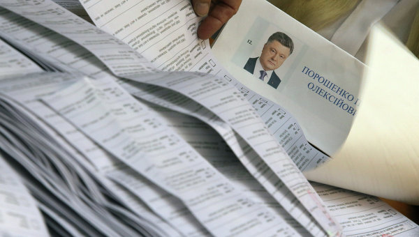 Подсчет голосов на выборах президента Украины