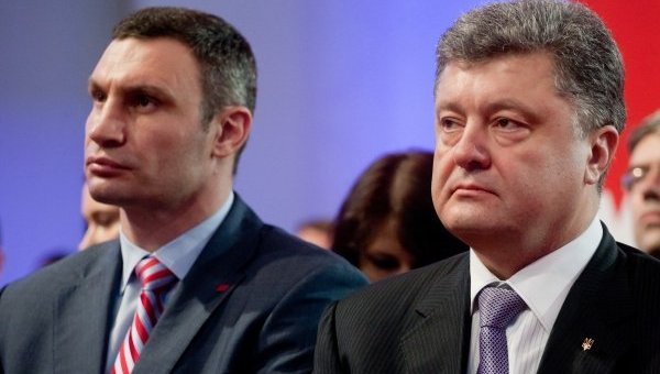 Виталий Кличко и Петр Порошено