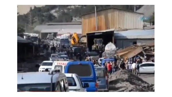 Возле турецкой шахты, где произошел взрыв